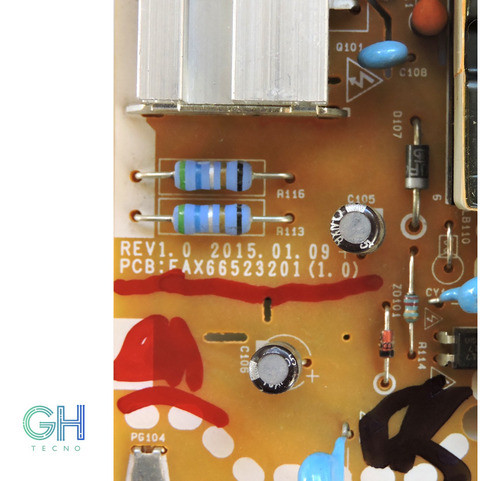 Placa Fuente Eax66523201 (1.0) / LG 43lf5410 1