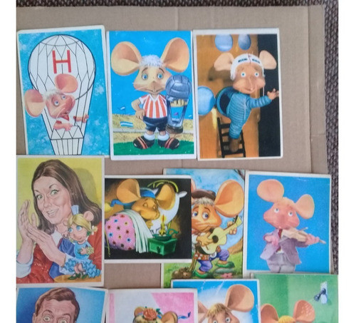 Postales Topo Gigio Antiguas X 3 Postales. 1