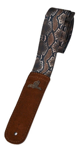 Correa De Guitarra Polyester Magma Serpiente Sms02 0