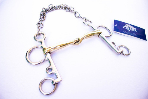 Jacaranda Freno Caballo Pelham Pesado Con Buje Acero Alemán 1