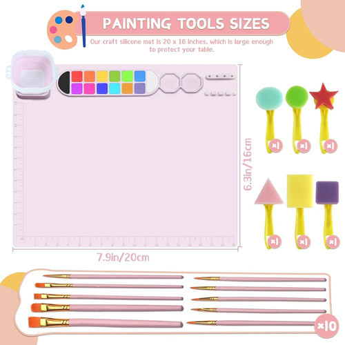 Tapete De Silicona Para Manualidades, Tapete De Silicona Con 1