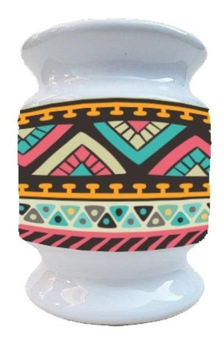 Mate De Ceramica + Bombilla Guardas Colores Personalizado 0