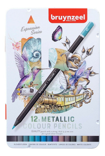 Bruynzeel Lapices De Colores Metalicos X 12 0
