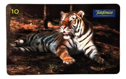 Ct268= Cartao Telefonica Tigre Barana = Desc,5,00 Ver Abaixo 0