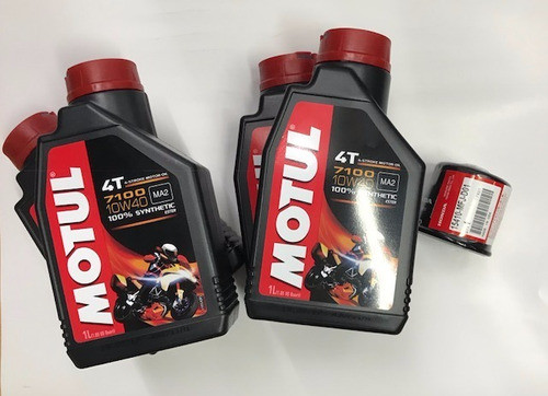 Kit Service Honda Cbr Nc Xlv Motul 7100 + Filtro Aceite 0