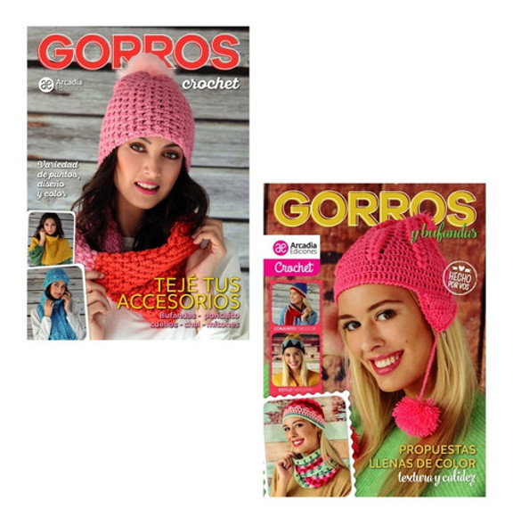 Revistas Tejido Crochet Gorros Bufandas Accesorios Pack De 2 0