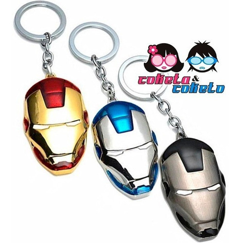 Llavero Metalico Iron Man Mascara Marvel Coketa Coketo 0