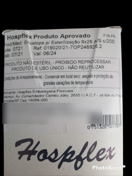 Envelope Para Esterelizar 9x26 Manicure/odontologia C/200 Un 1