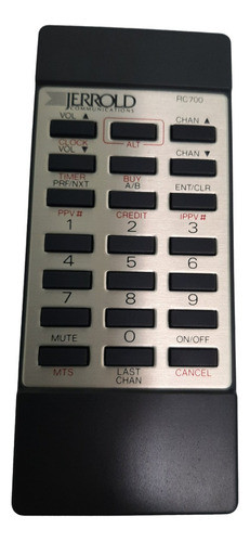 Controle Remoto Antigo Jerrold Rc-700 (colecionador) 0