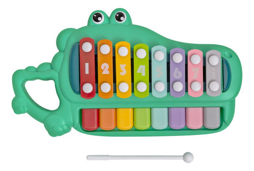 Xilofone Infantil Brinquedo Musical De Jacaré 12m+ Buba 1