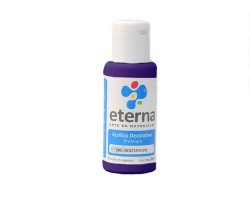 Eterna Acrilico Decorativo 50ml Violeta Fluo 0