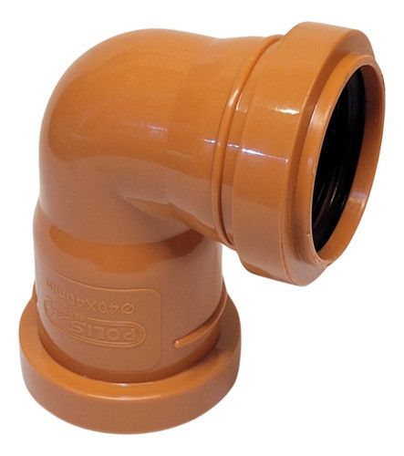 Codo Corto 40 A 90 H H Desague Con Oring Polimex 0