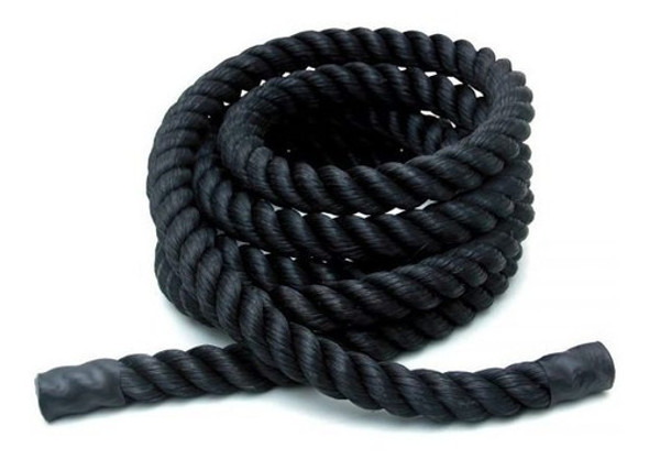 Corda Naval Cross Training 38mm X 6mts Preto Funcional Rope 0