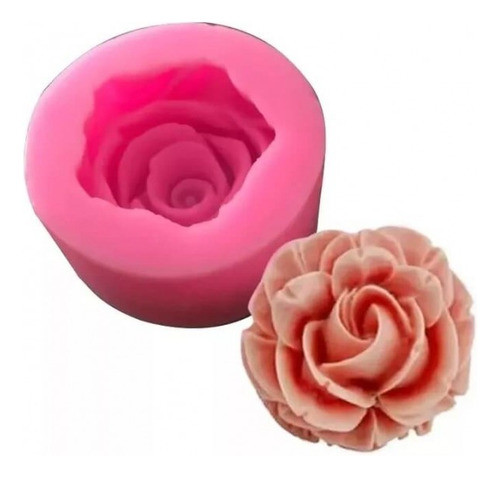 Molde De Silicone Flores - Rosa Detalhada Mod 1 0