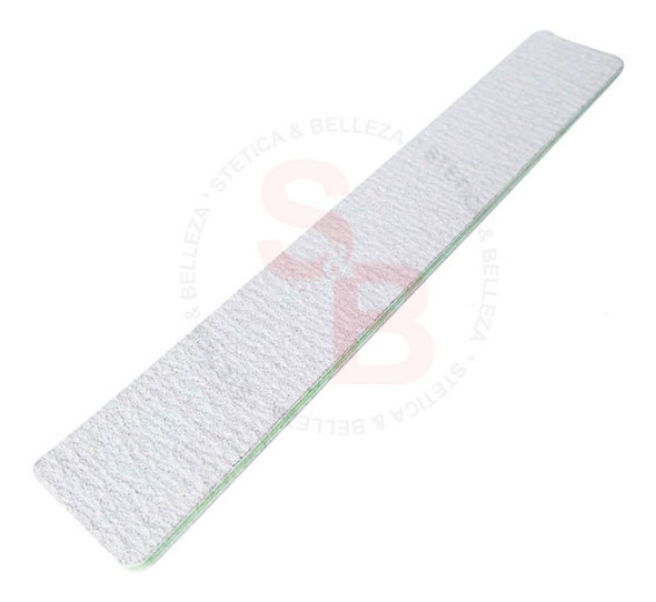 Limas Para Uñas Ancha Gris 150/150 Manicura Profesional X 6u 1