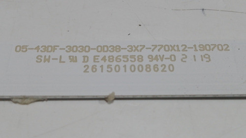 Kit Tiras Led Noblex Dm43x7100 261501008620 Jk828 1