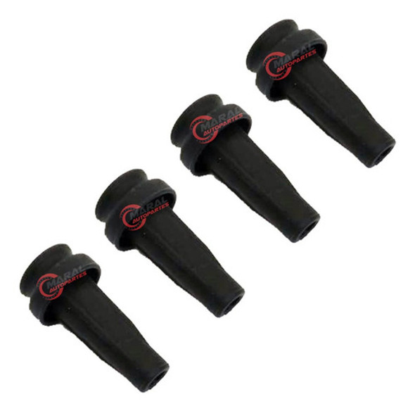 Kit 4 Chupetes Bobina Peuegeot 206 307 Citroen C3 1.6 16v 0