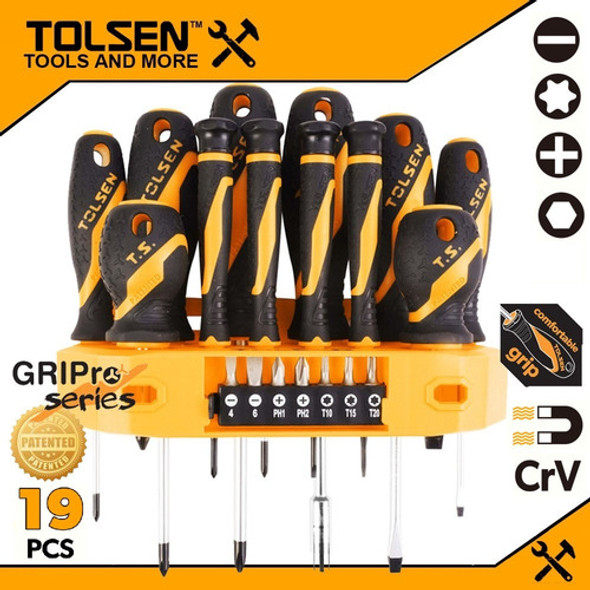 Juego Destornilladores 19 Piezas Tolsen Pro 20183 1