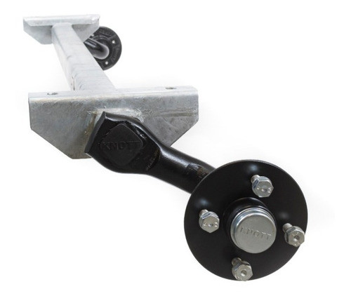 Eje Para Trailer Knott (alemania) Con Suspension Para 750 Kg 0