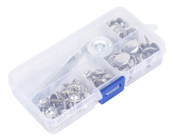 Kit De Botão De Pressão, 62 Peças De Rebite De Parafuso Em A 1