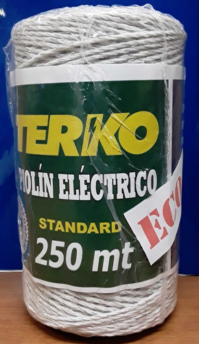 Piolín Eléctrico Terko Standar Eco Pastoreo En Franjas 250mt 0