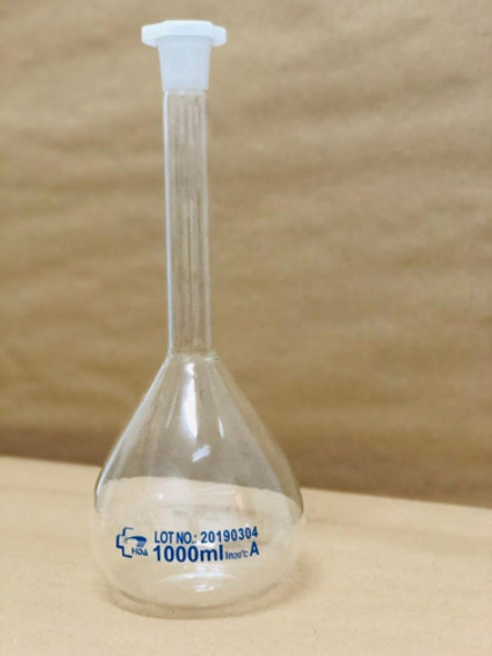 Matraz Aforado (vidrio Con Tapa Plástica) 2000ml 1