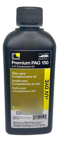 Óleo Para Compressor R134a Pag 150 Errecom 237ml Contraste 0