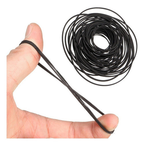 Kit 50 Correias Toca Fita K7 Tape Deck Gravador Universal 1