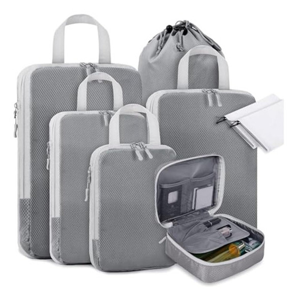 Besbesme 8 Set Cubos De Embalaje De Compresión Para Maletas, 0