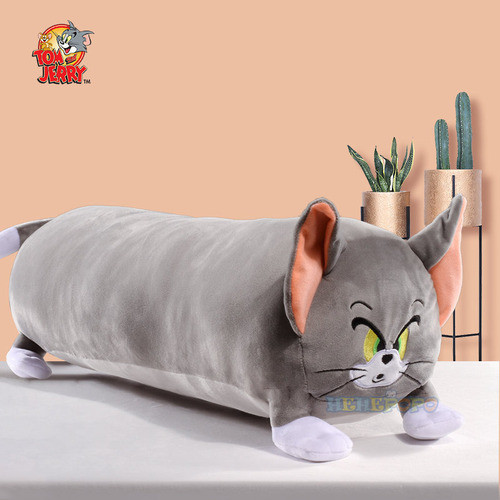 Almofada Divertida Tom De Pelúcia - Desenho Tom E Jerry 55cm 1