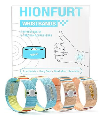 Pulseras Antinauseas P/ Aliviar Mareo Por Movimiento 4u-s 0