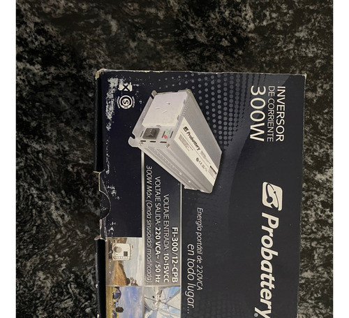 Inversor De Corriente Fi-300/12 Probattery 300w 1