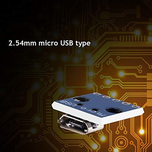 10pcs Hembra Micro Usb Para Sumergir Pinboard De 5 Pines, Me 1