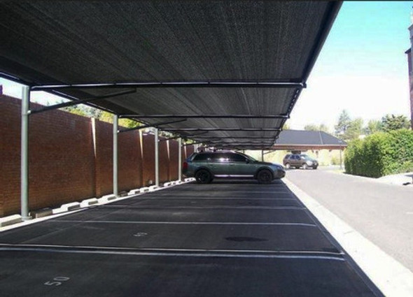 Media Sombra Negra X Rollo 4,20 X 50 Mts + 100 Broches 1