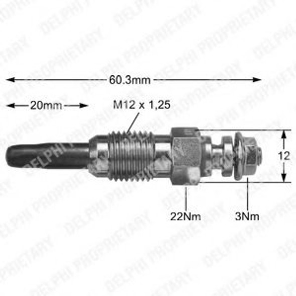 Bujia Calentador Diesel Seat Toledo (1l) 1.9 D 0