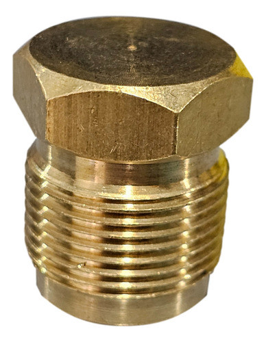 Tapon Macho Bronce 3/8 Flare Cañería Refrigeración 0