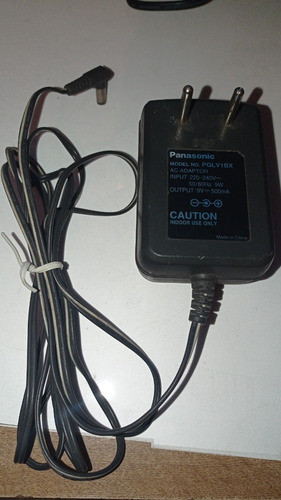 Fuente Transformador Cargador Panasonic De 9v Y 0.5a 0