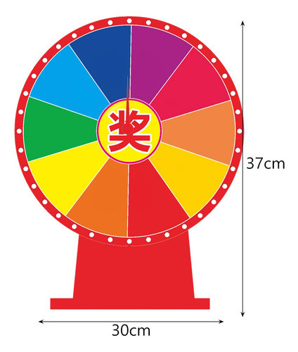 Mesa Giratória De Prêmio De Mesa, Roda De Roleta De 30cm 1