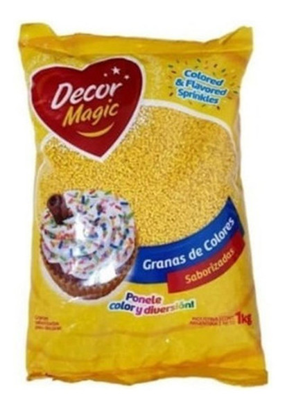 Grana Decormagic Amarilla X1kg 1 Grana Decormagic Amarilla X1kg 1