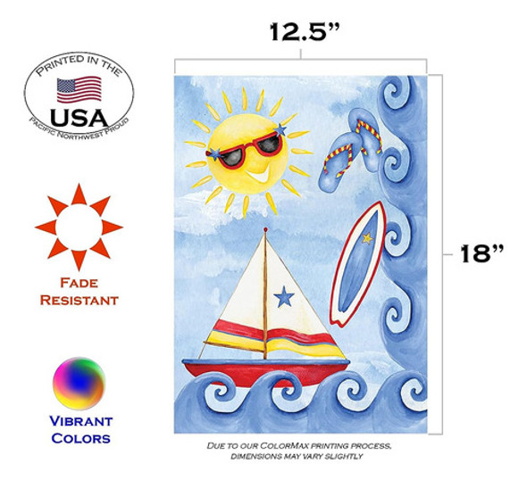 Toland Home Garden 102129 Picnic Time Summer Flag, 28x40 Pul 1