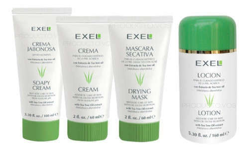 Exel Kit Pieles Acnéicas Combo Mascarillas Faciales 0