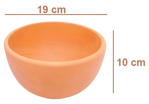 2 Vasos De Barro Para Planta Bowl Decorativo Terrário 1
