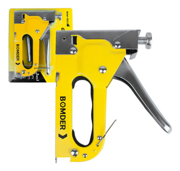 Grampeador Madeira Tapeceiro Molduras Pressão Profissional 0