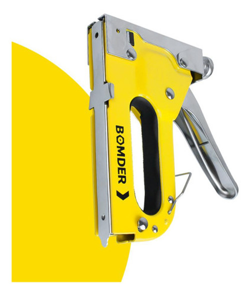 Grampeador Madeira Tapeceiro Molduras Pressão Profissional 1