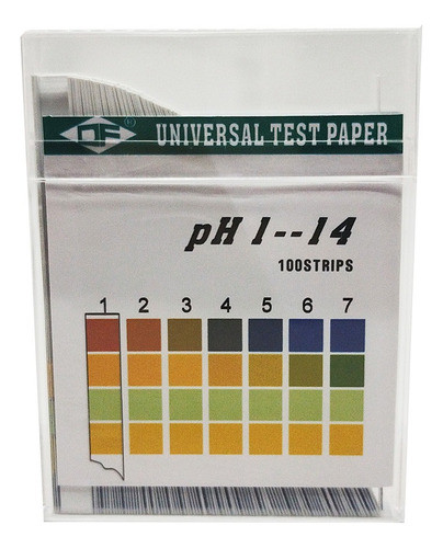 Tiras Para Lectura Directa De Ph 1-14.0 X 100 Tiras 1