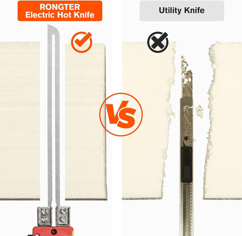 Cuchillo Eléctrico Para Cortar Espuma Con Cuchillas 1