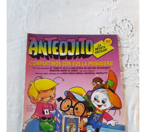 Revista Anteojito N° 1541 20/9/1994 Lamina Mariposas 0