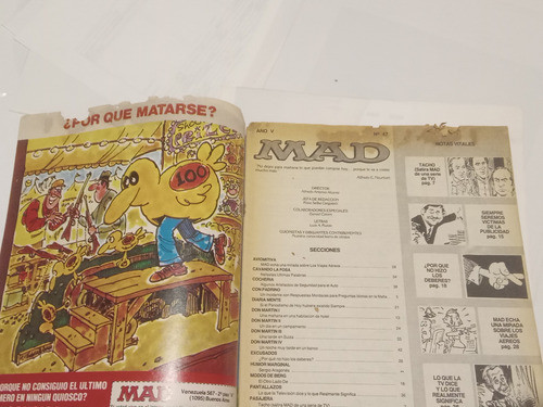 Revista Mad N° 47. No Dejen Que Sus Padres... Ed Magendra 0