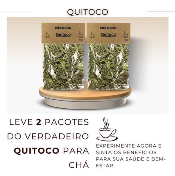 Leve 2 Chá De Quitoco Folhas Secas Conhecida Madre-cravo 1