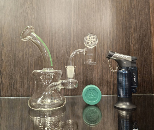 Bong Portátil Pirex Precolador // 15 Cm // Rosin // Wax // 1